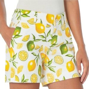 Isaac Mizrahi New York lemon  and lime shorts